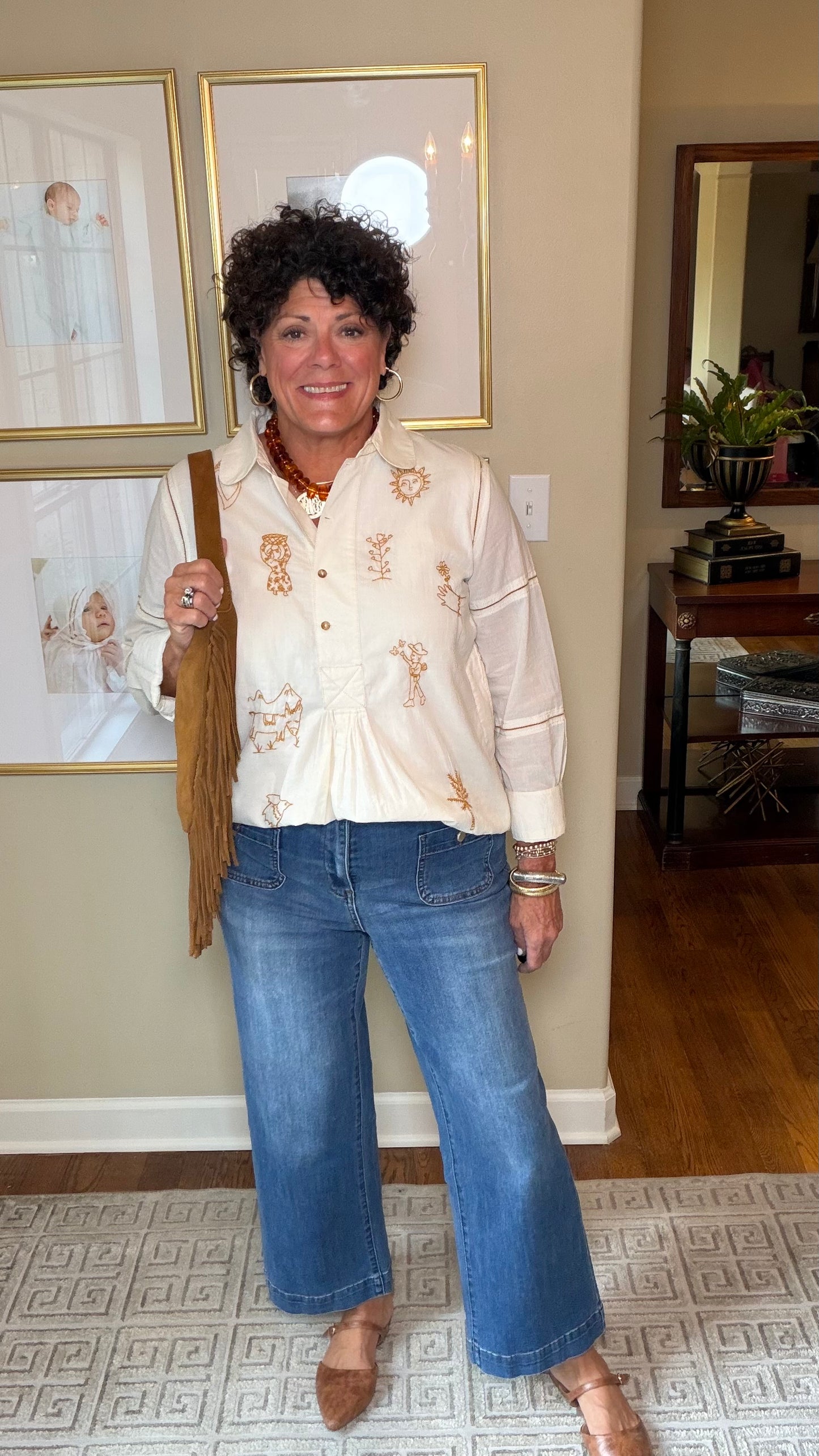 Tribal Sophia Curvy Jean (Dusk)