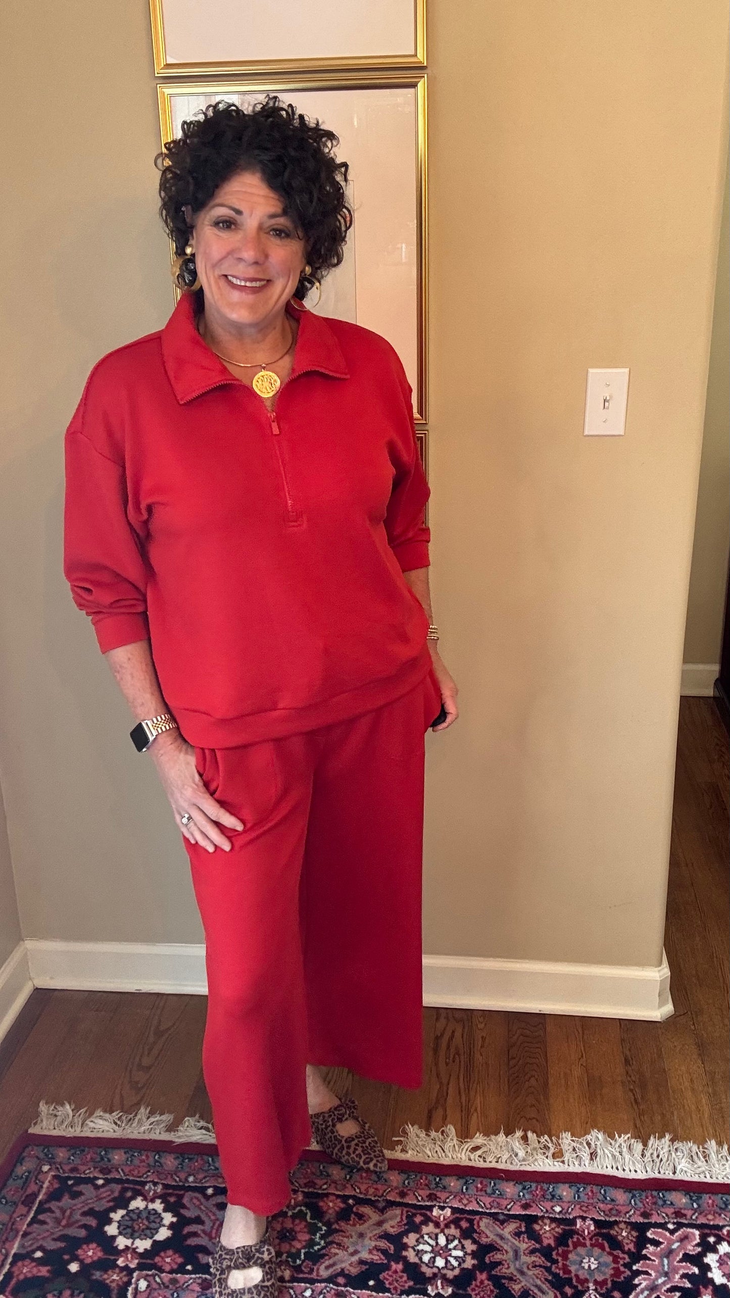 Liverpool Red 3/4 Zip pullover