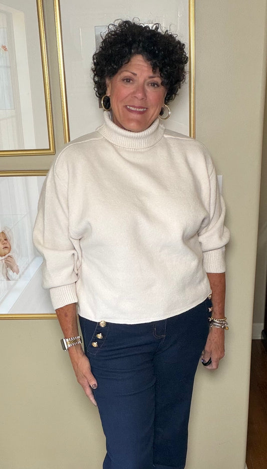 Kerisma Echo Turtleneck in White Lotus