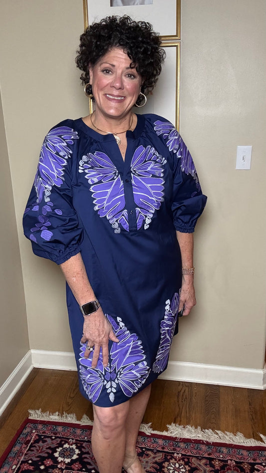 Tyler Boe Beacon Blue Short Dress