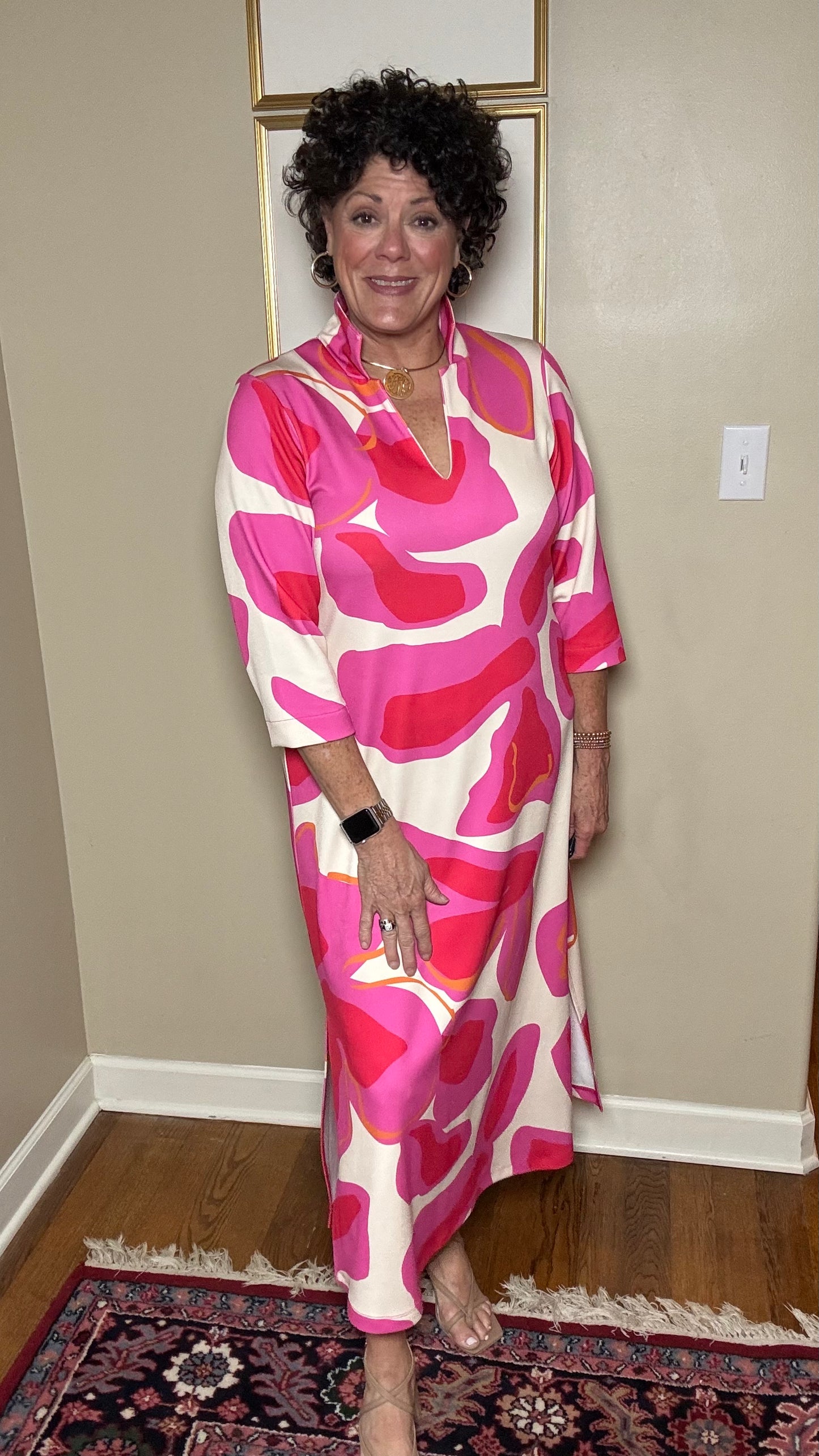 Scapa V-Neck Long Dress