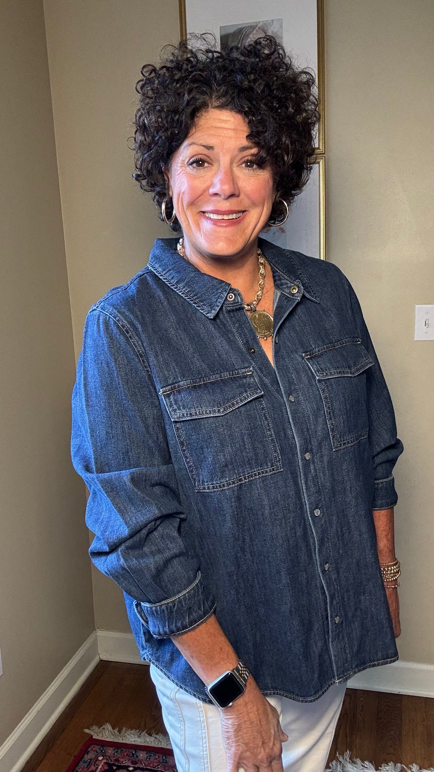 Liverpool  Denim Shirt with Pockets