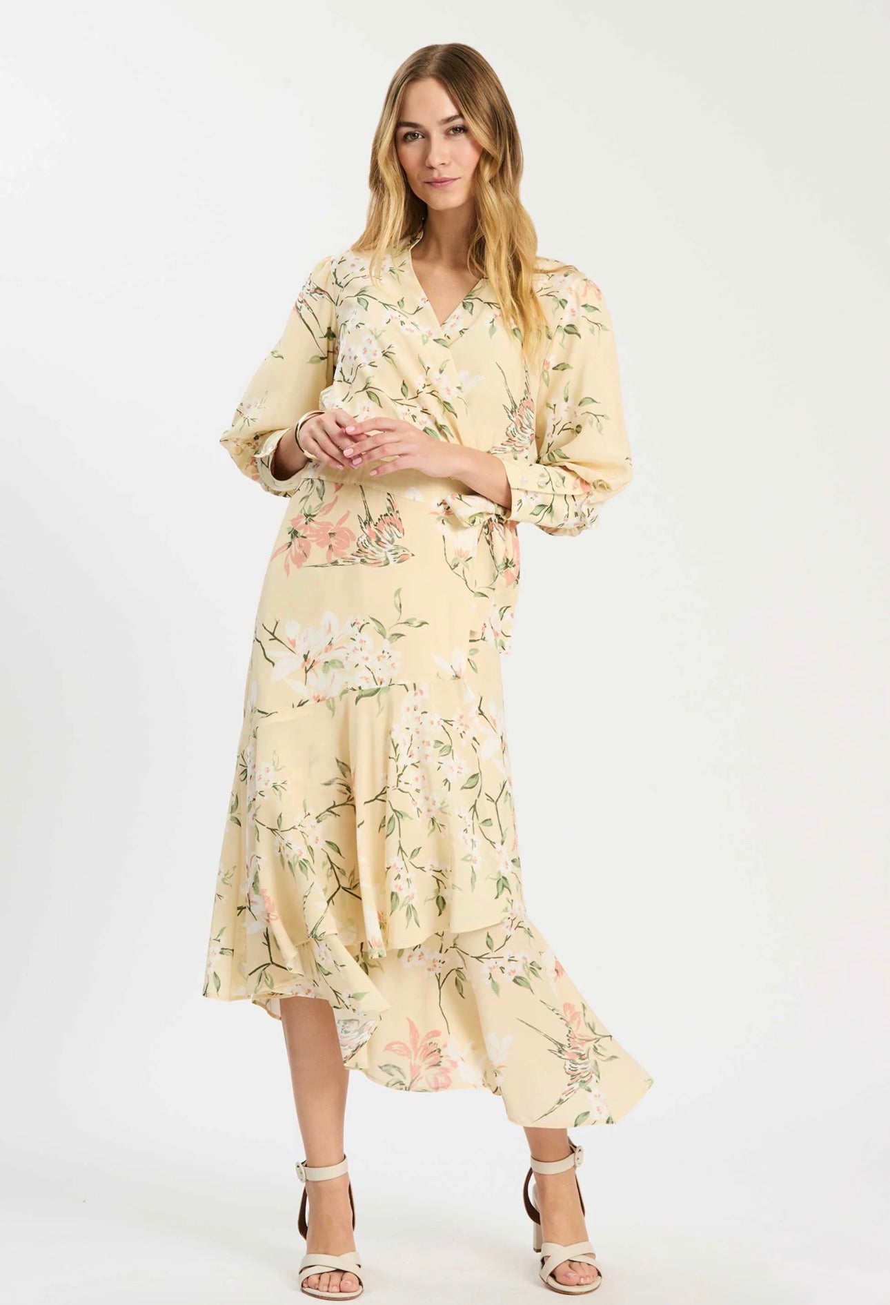 Tyler Boe Multi Jules Starling Silk Dress