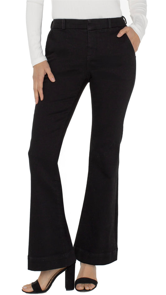 Liverpool ECO Flare pant (black)