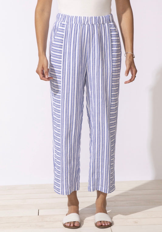 Escape Seaport Stripe Harborside Flood Pant (Blue)