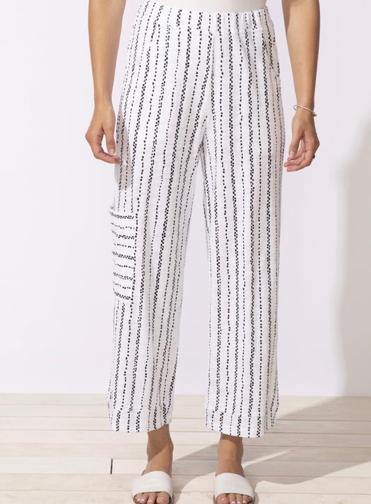 Escape Driftwood Striped J Pocket Flood Pant