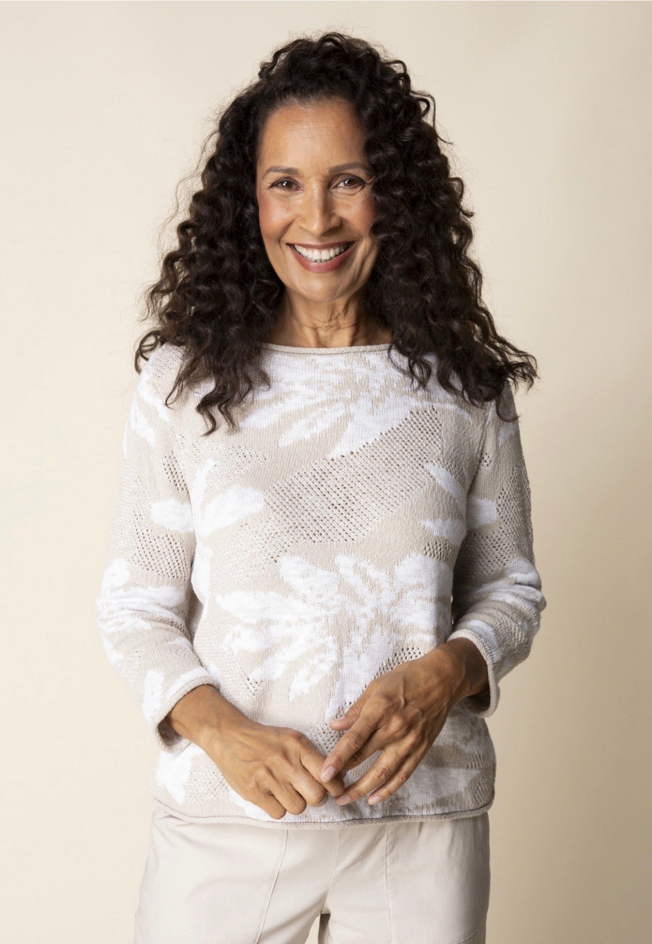Habitat Sunflower Stitch Pullover