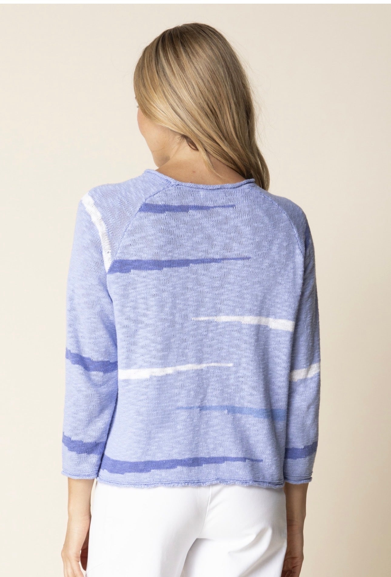Habitat Boardwalk Raglan Sky Blue pullover