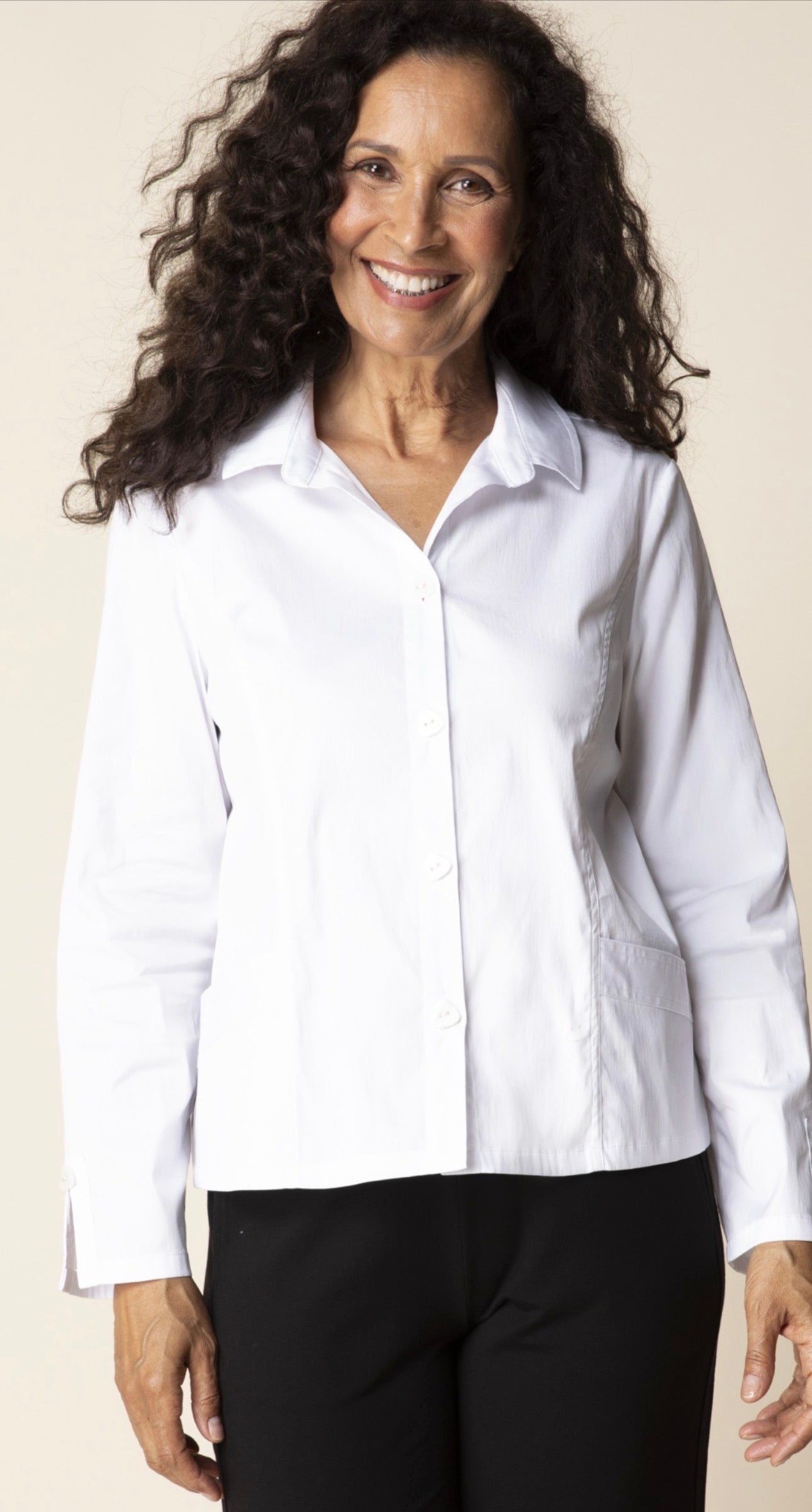 Habitat Perfect Travel Shirt Jacket (White)