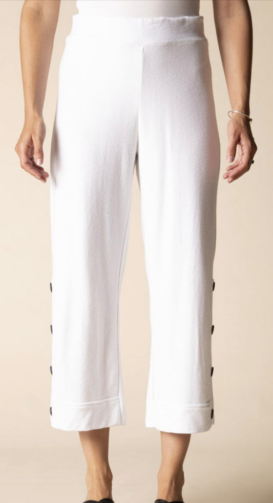 Habitat Pasadena Knit Solid White Monterey Pant