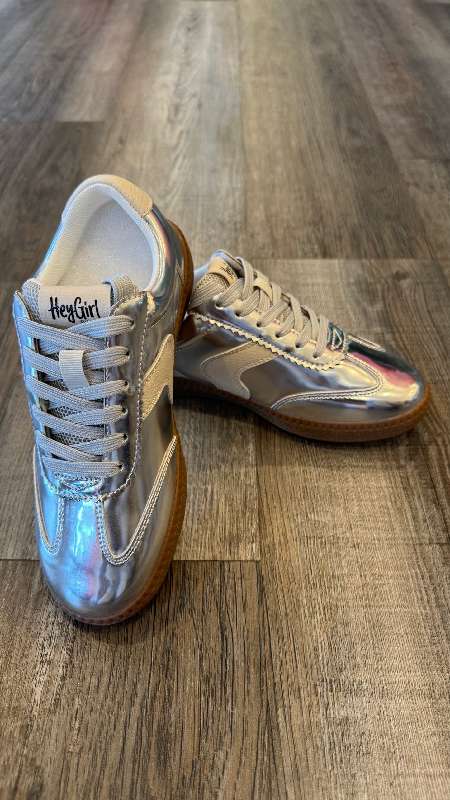 Corky's spoiler alert metalic sneaker