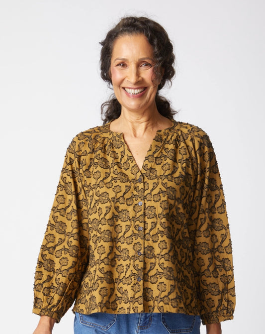 Habitat Floral Jacquard Top
