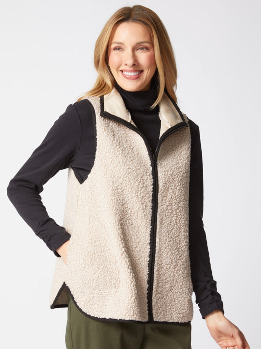 Habitat Reversible Suede Sherpa Vest