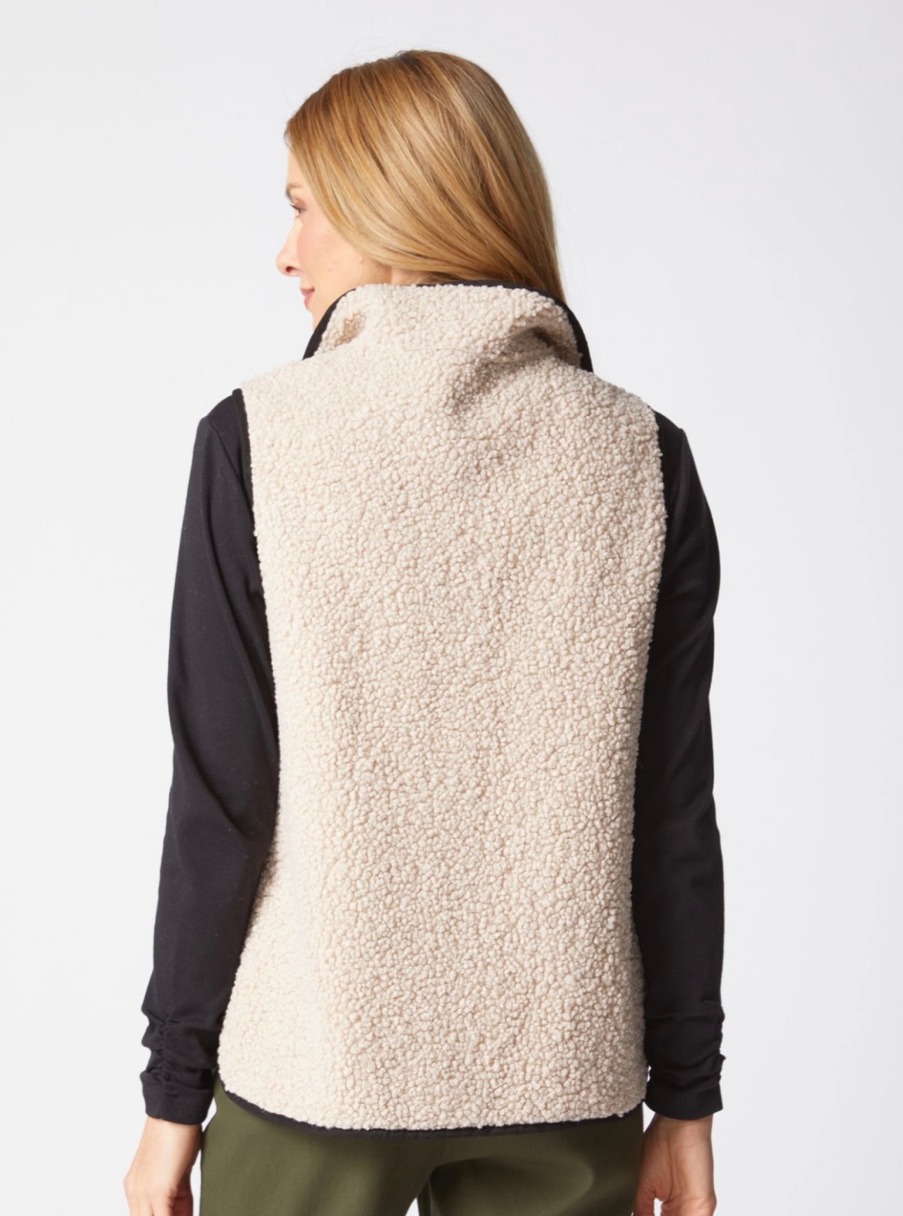 Habitat Reversible Suede Sherpa Vest