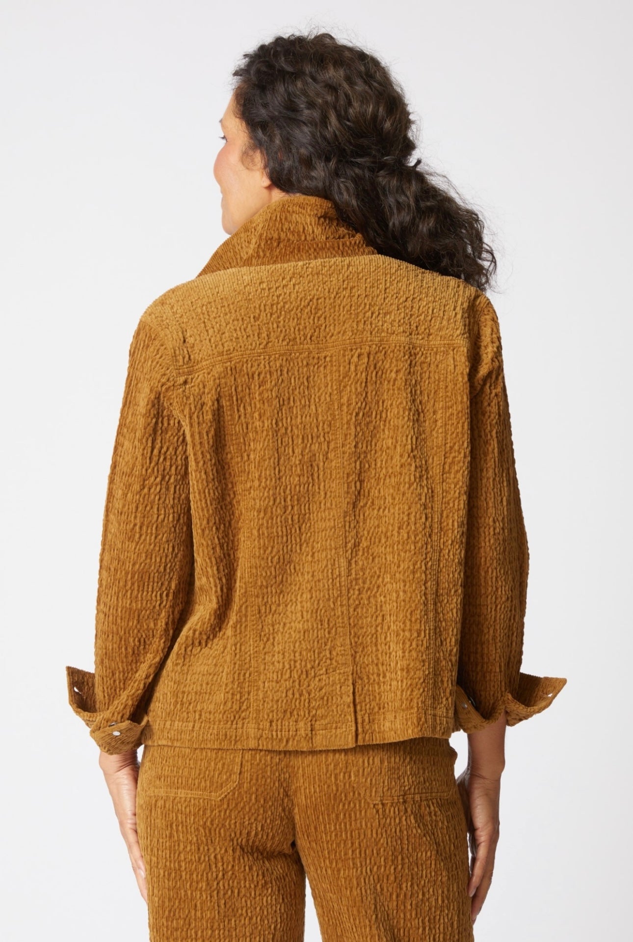 Habitat Rustic Stretch Cord Boyfriend Jacket (Breen)