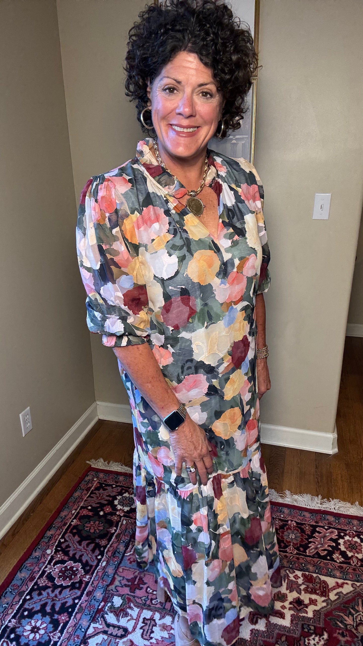 Joy Joy-Split Neck Maxi (Impressions)
