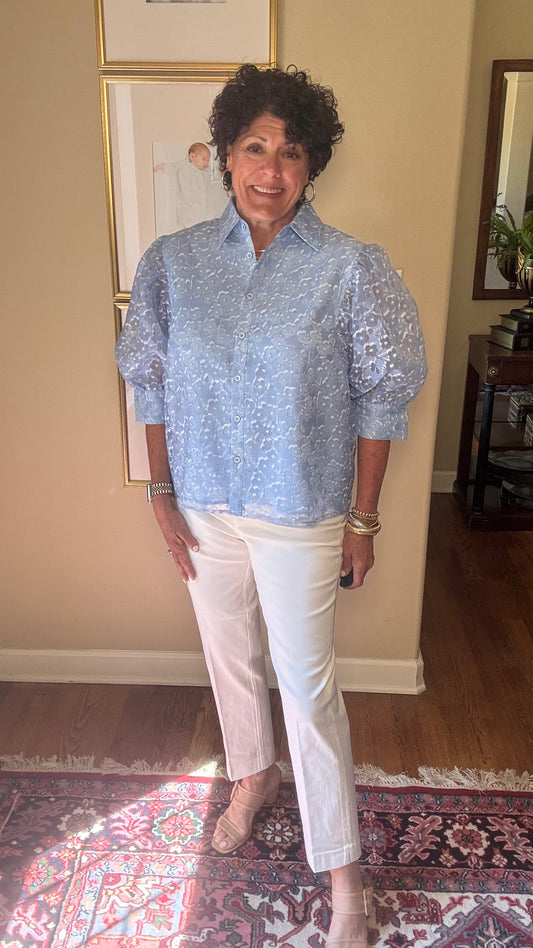 Lior Sasha White Skinny Leg Pant
