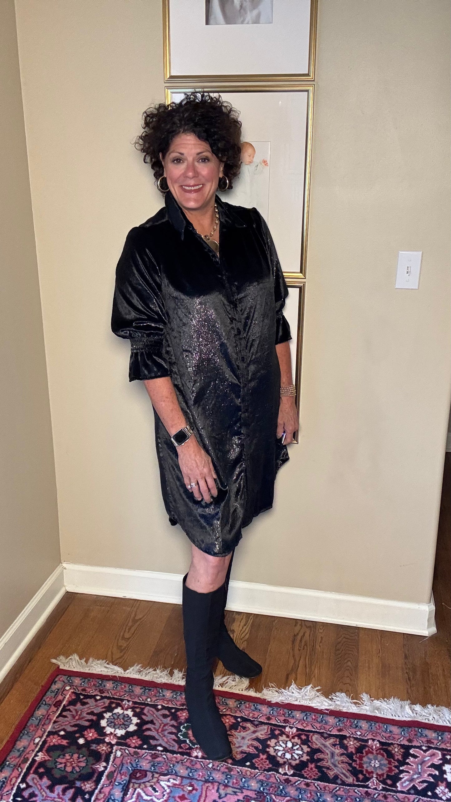 BOHO Chic Dress (Black)