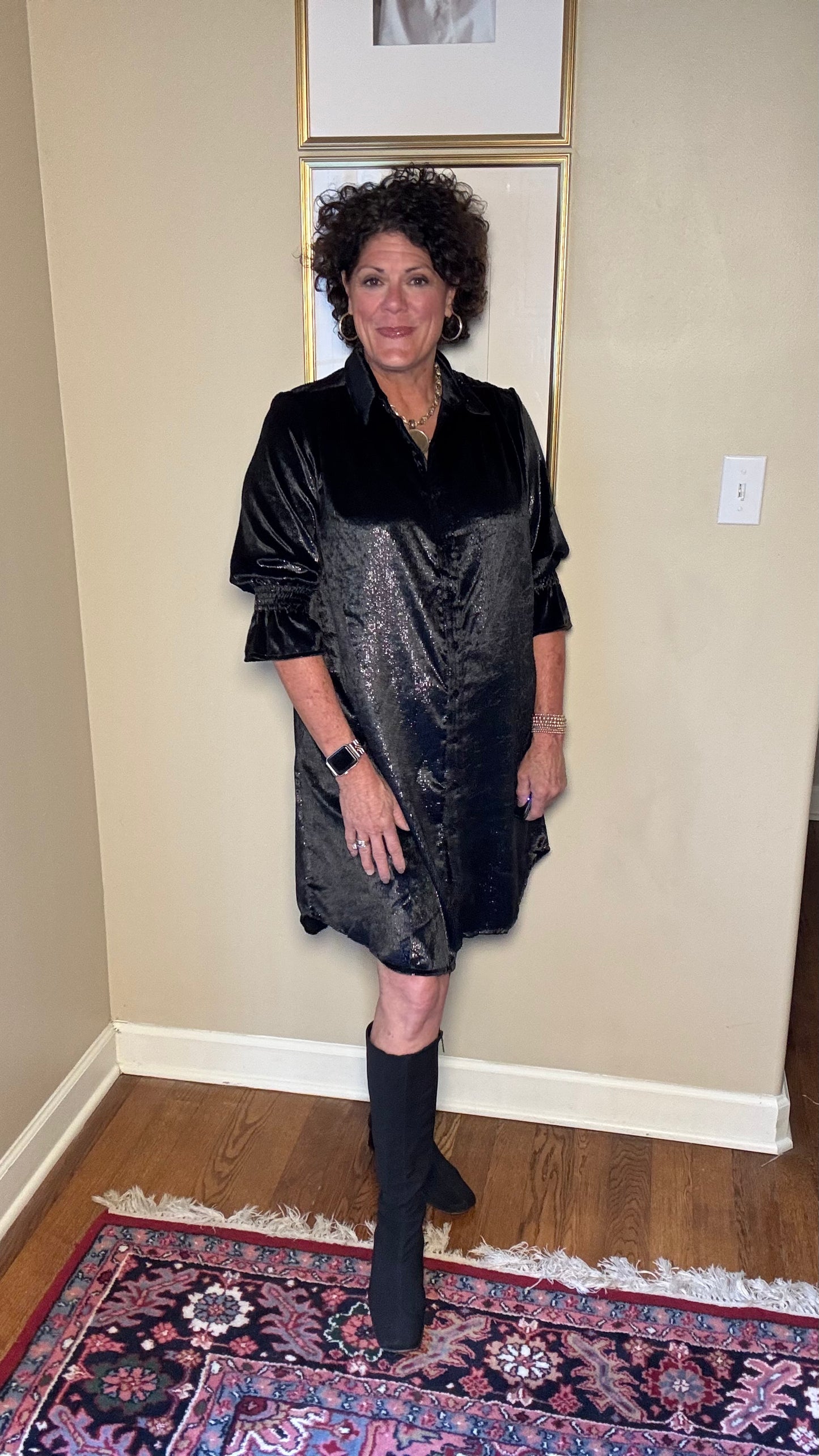 BOHO Chic Dress (Black)