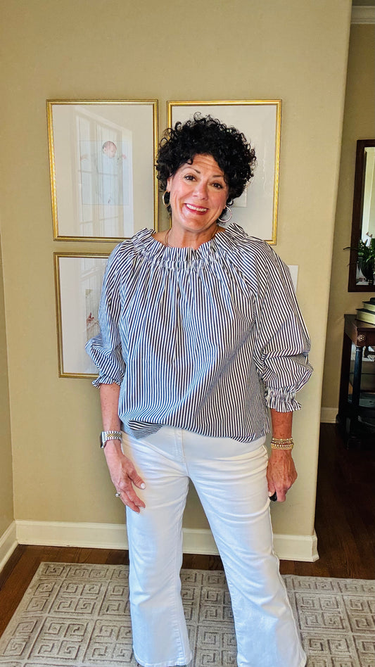 Joh Black/White Jorden Top