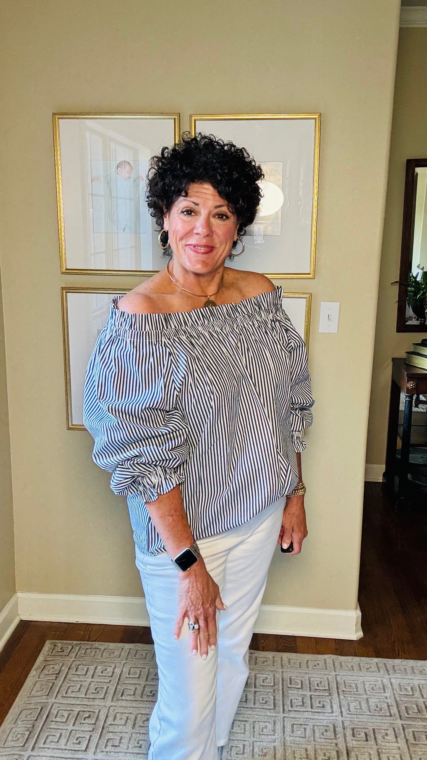 Joh Black/White Jorden Top