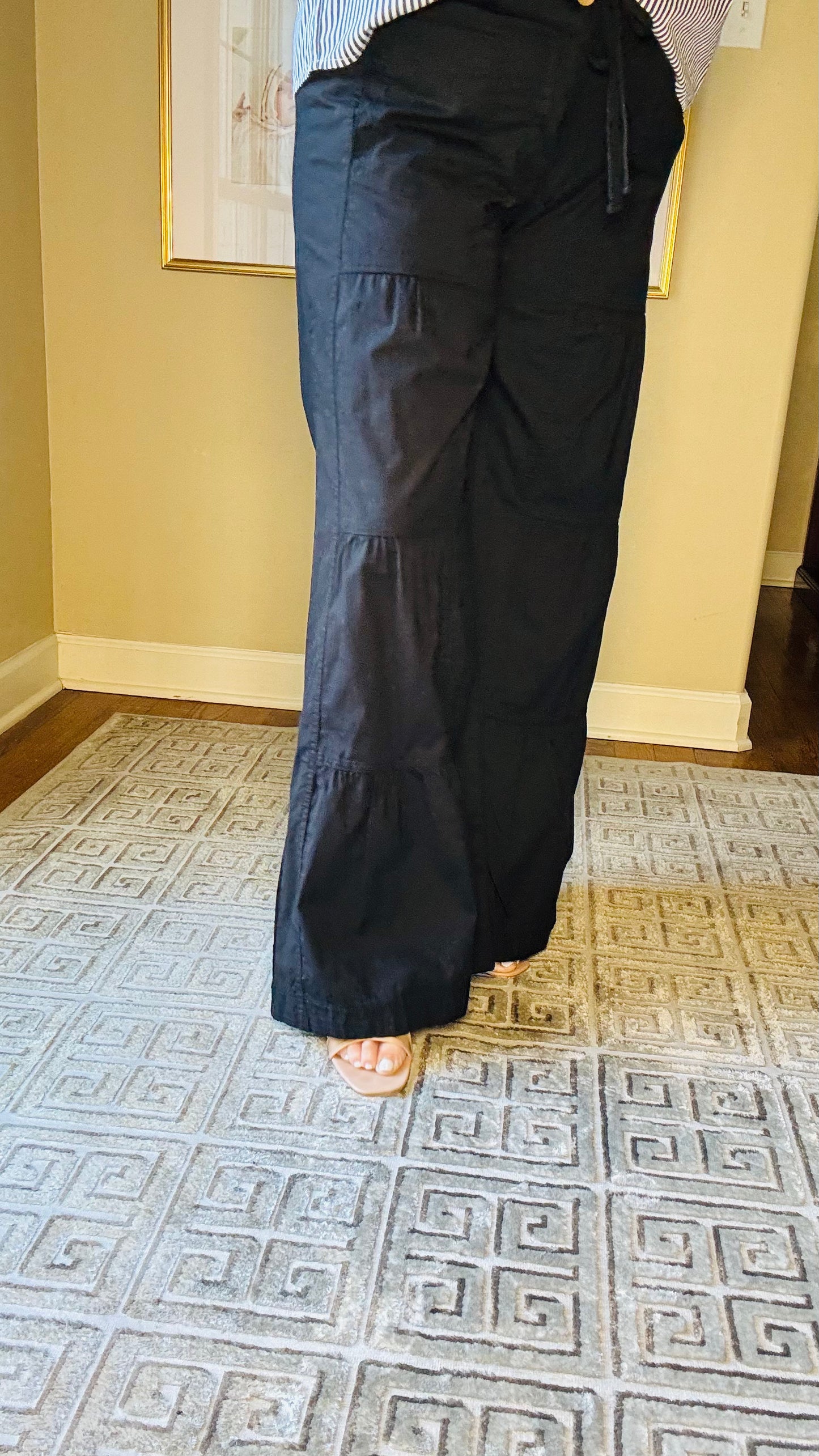 Wearable Terraced Wide Leg Pant