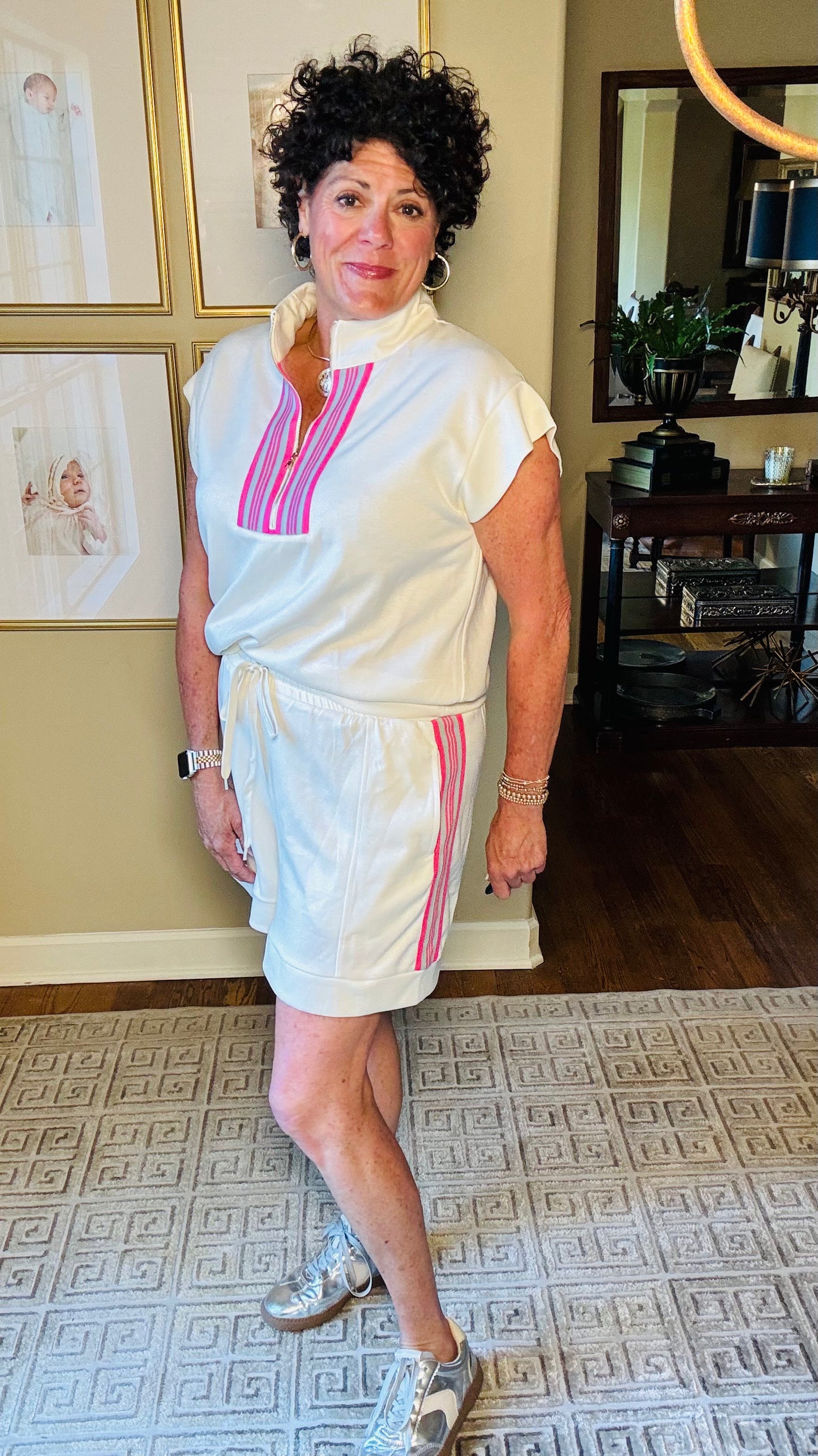 Jodifl Cream Short Set