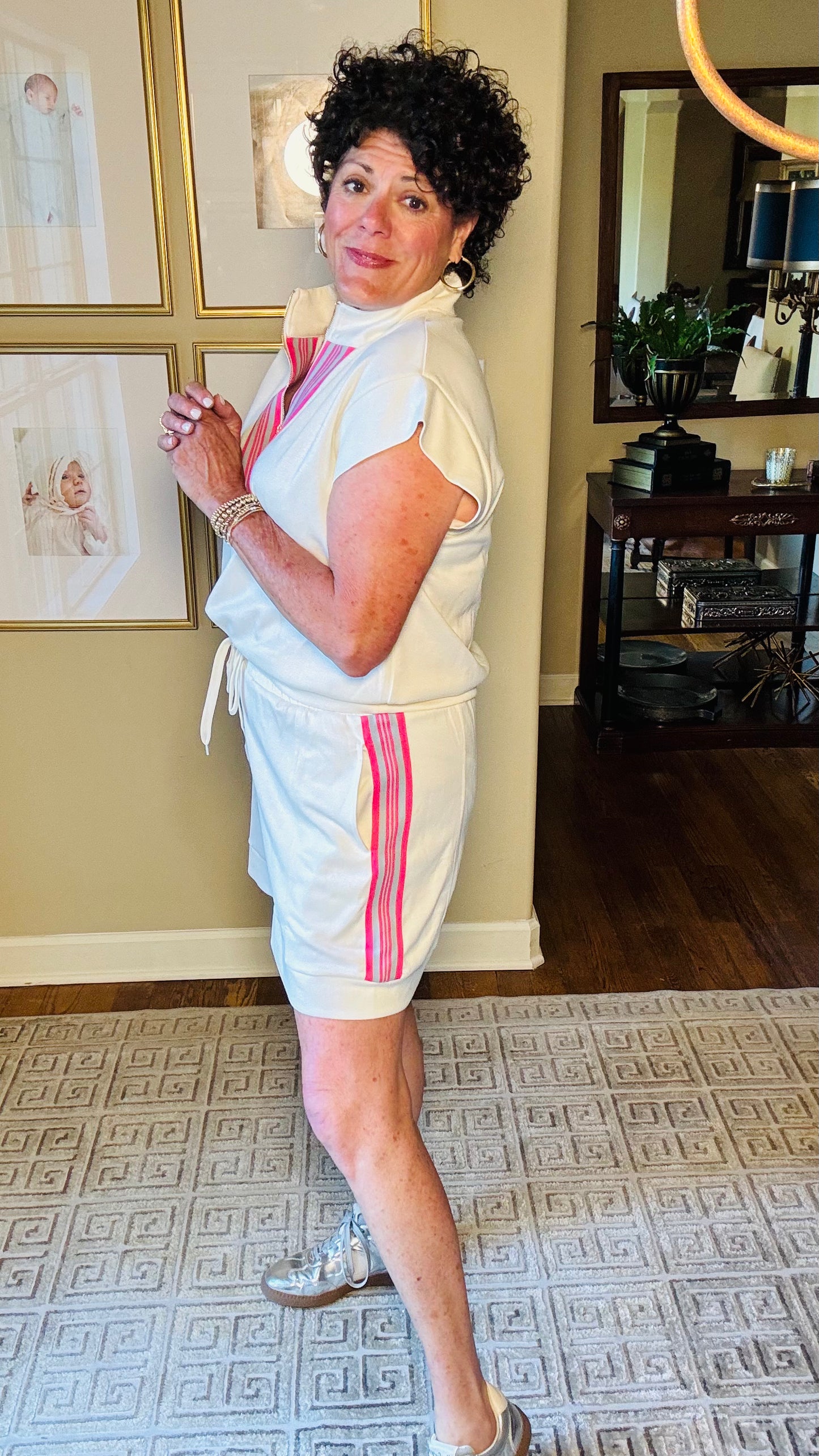 Jodifl Cream Short Set