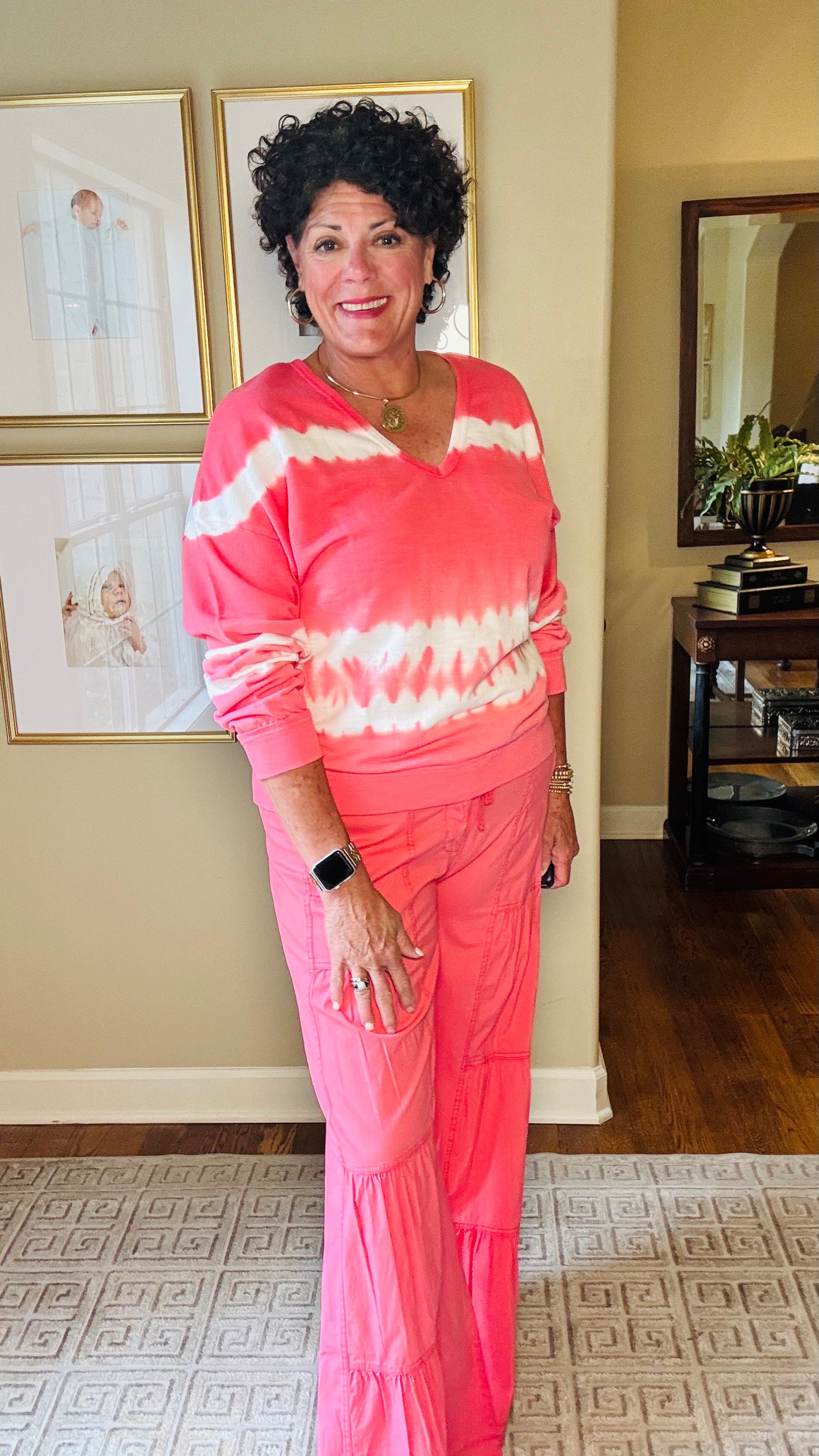 Wearable Terraced Wide Leg Pant