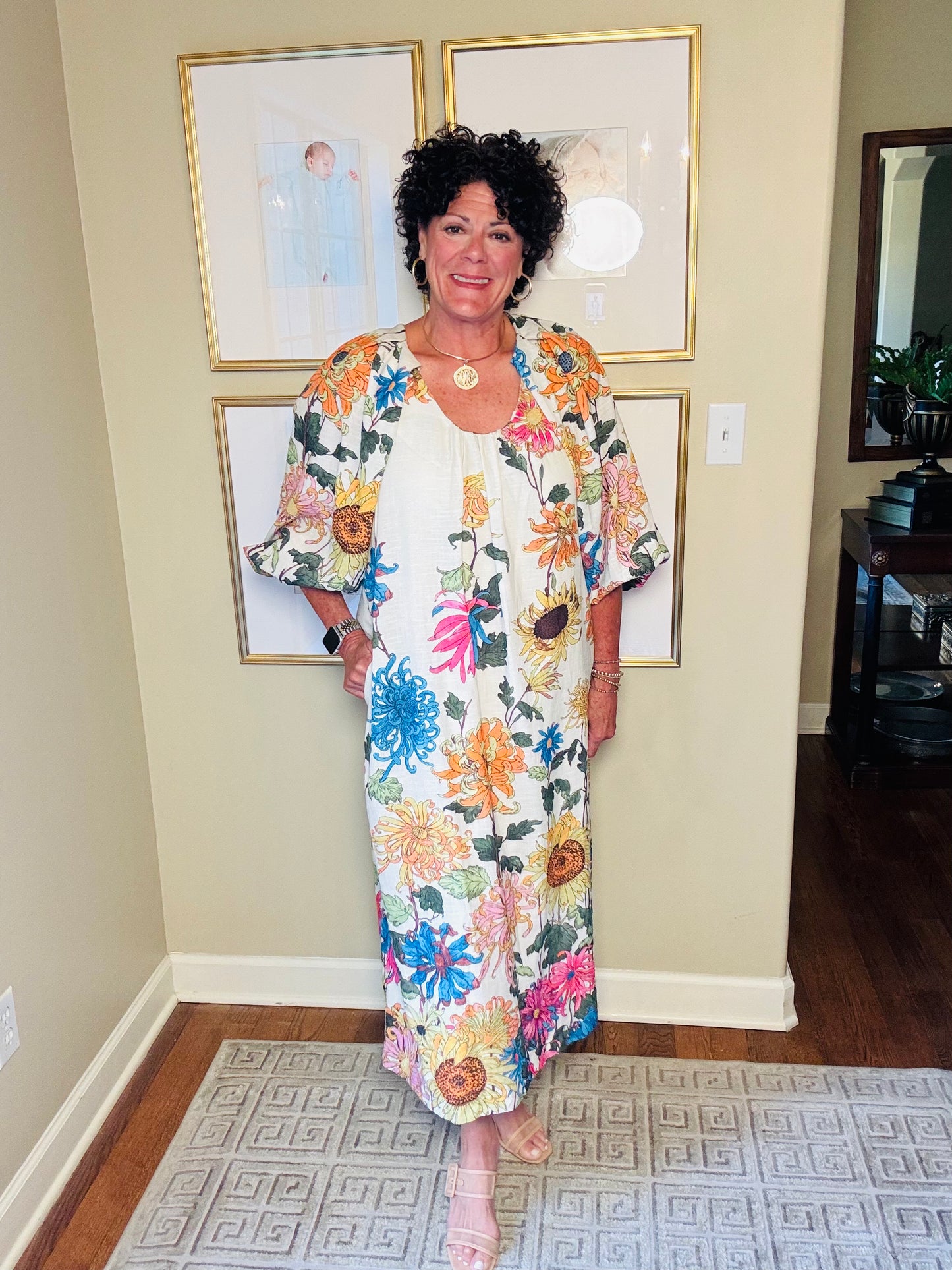 Uncle Frank Long Garden Party Dress