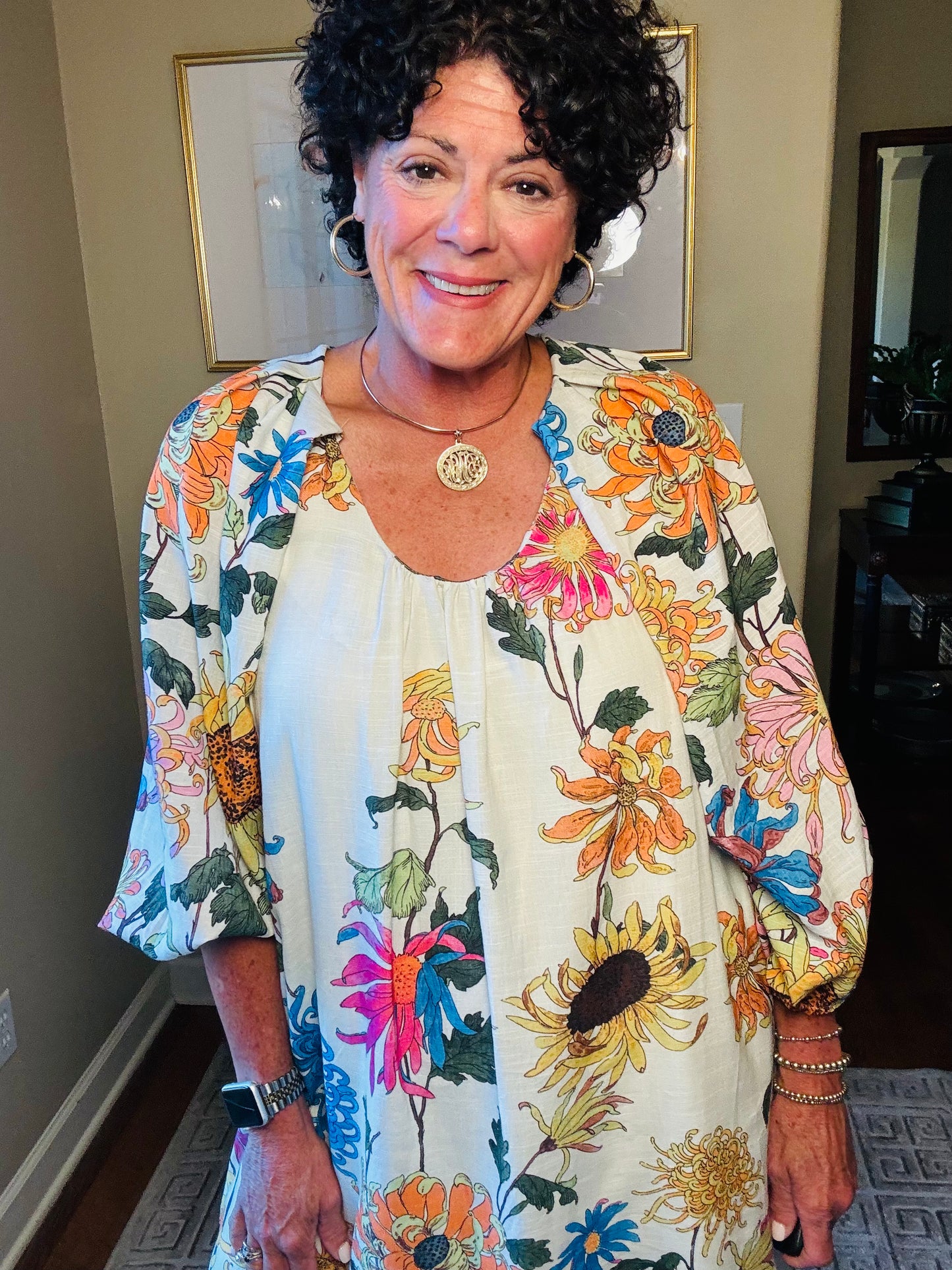 Uncle Frank Long Garden Party Dress
