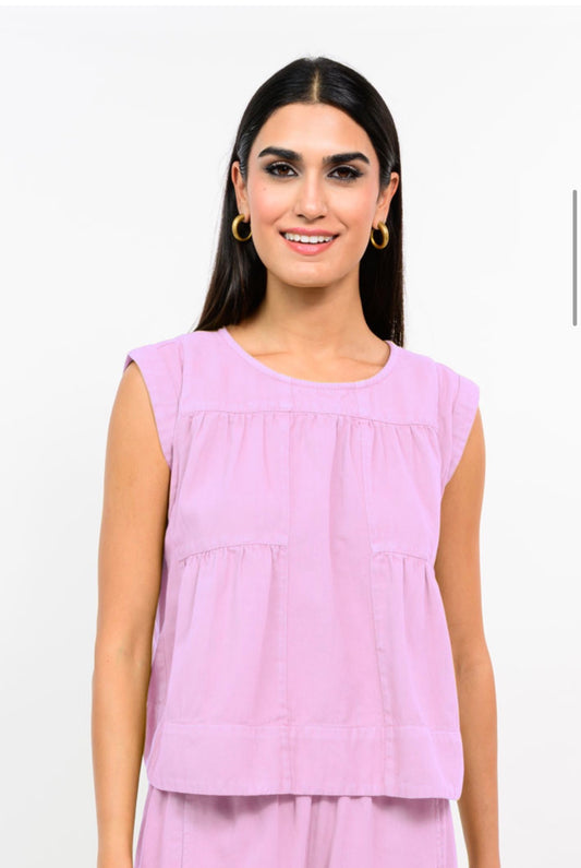 Ivy Jane Patched Swing Top (Pink)