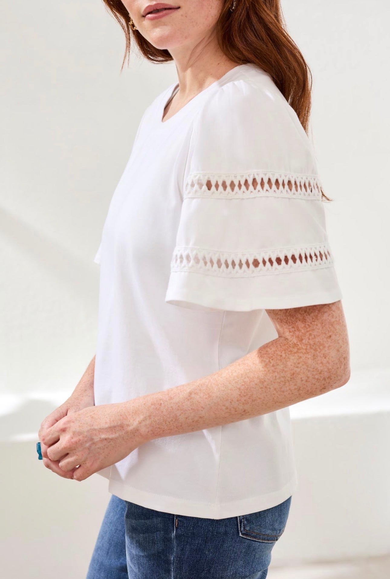 Tribal Flutter Sleeve Top