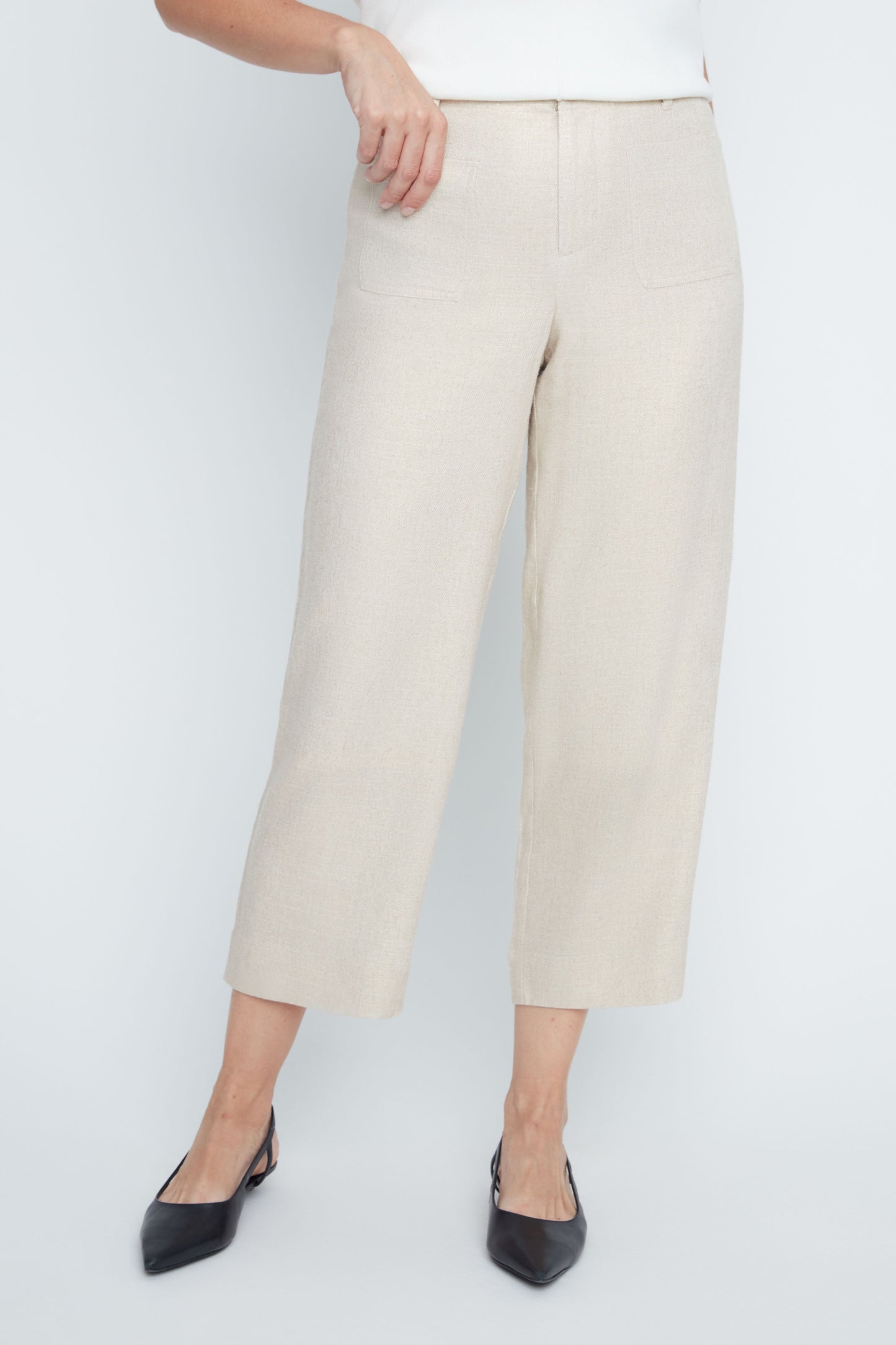 Renuar Gold Linen Pant