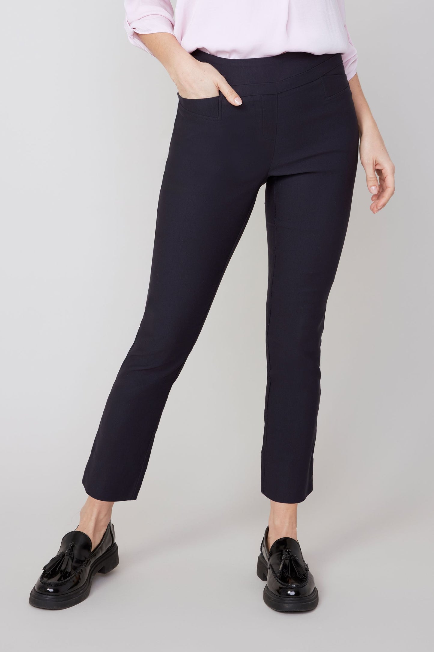 Renuar Black Pant  (Style 1542)