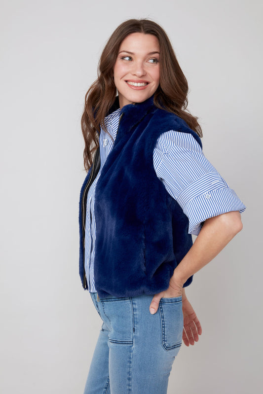 Renuar Oxford Fur Vest