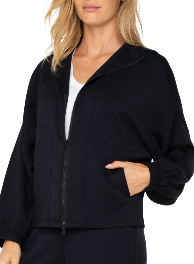 Liverpool Black  Full Zip Jersey Jacket