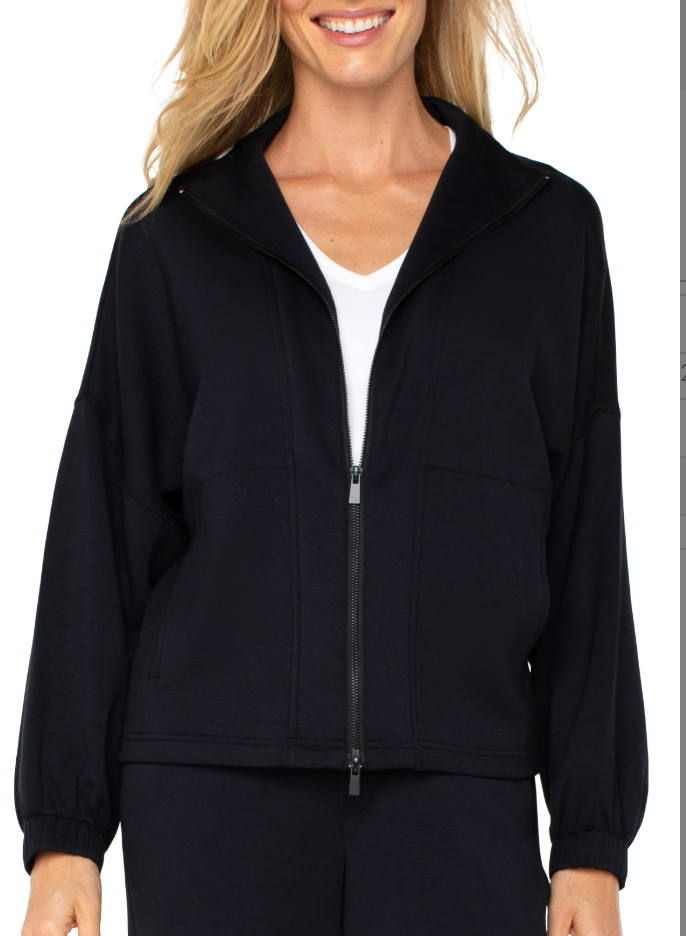 Liverpool Black  Full Zip Jersey Jacket