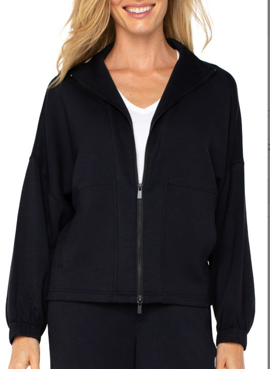 Liverpool Black  Full Zip Jersey Jacket