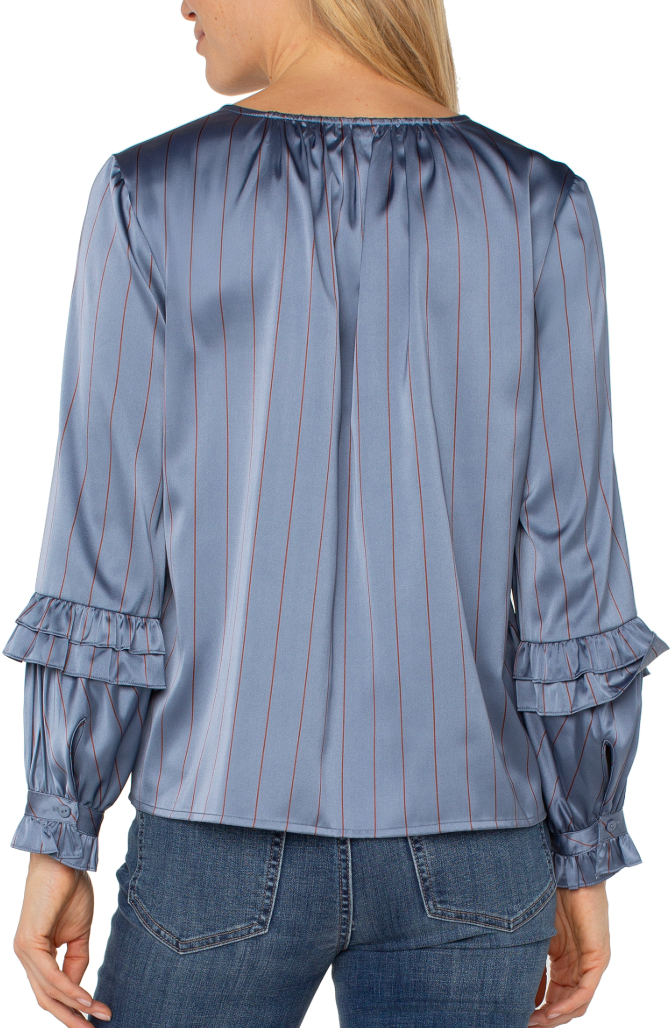 Liverpool Top w/ Pin Stripe