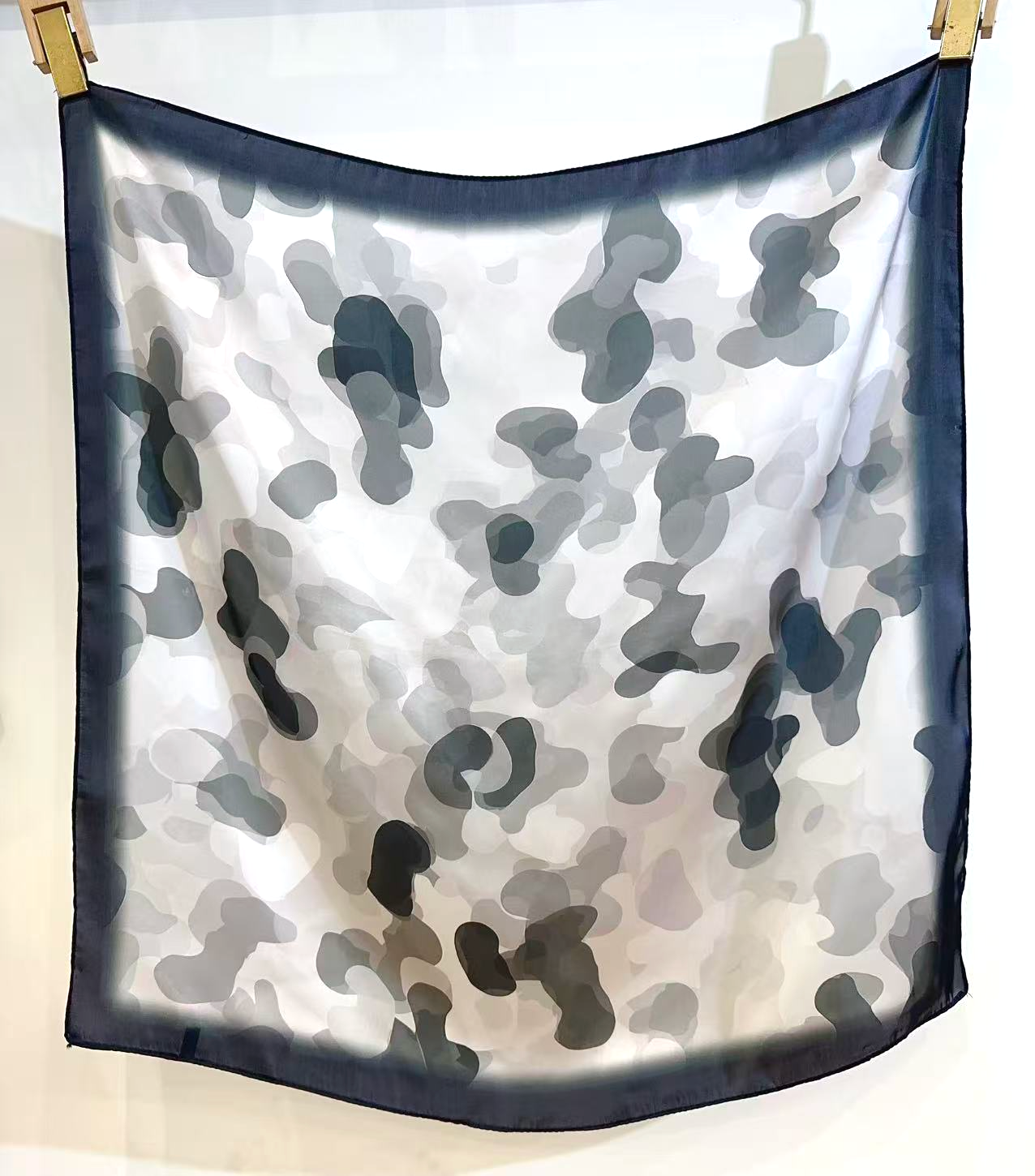 S26050 Mirage Satin-Like Polyester Square Scarf: 02 Yellow