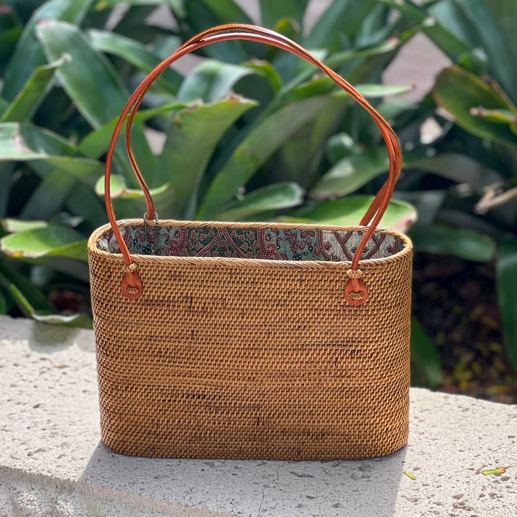 Ata Vine Tote Bags - 3 Sizes, Small Medium and Large: Medium