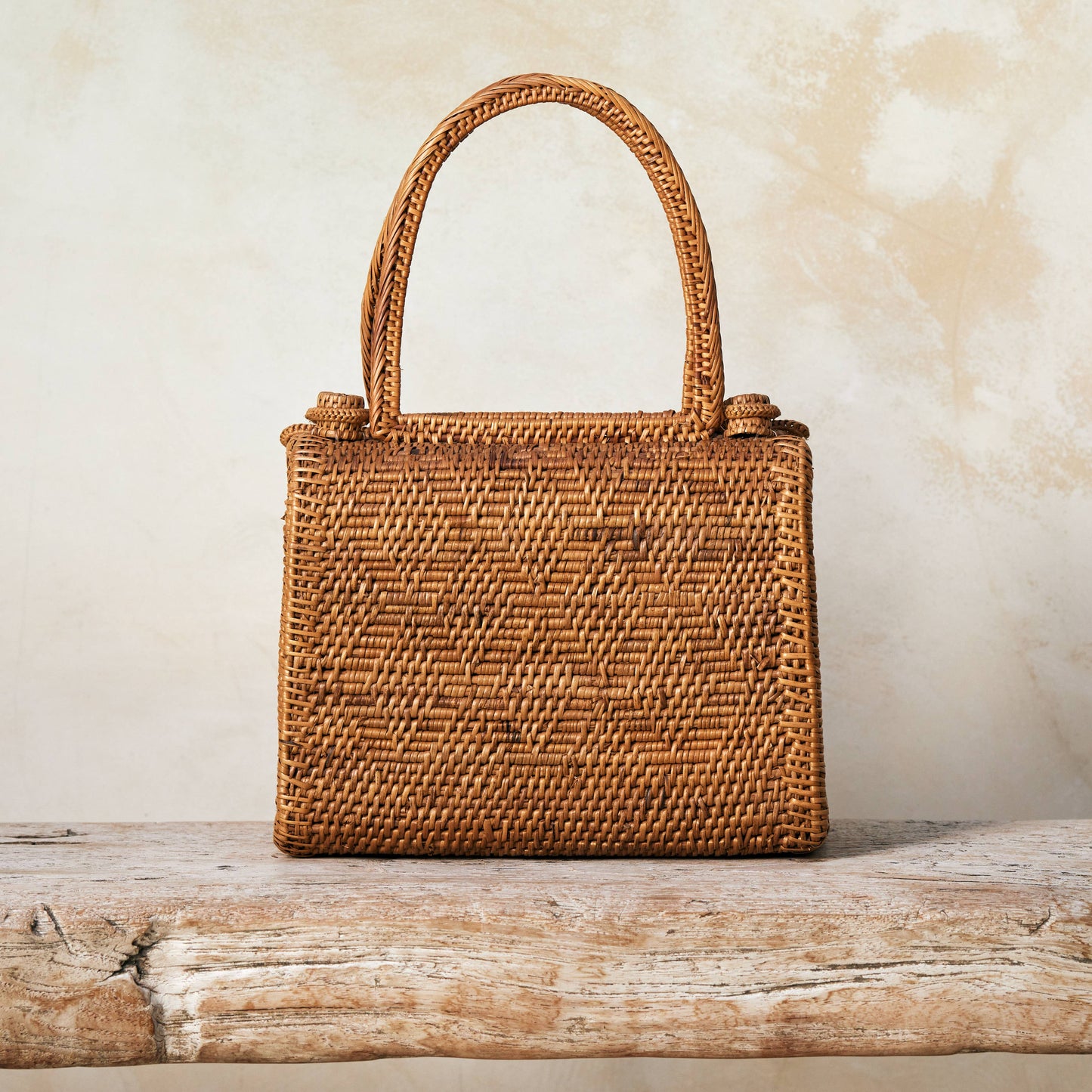Ata Vine Handbag - Natural