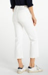 Liverpool Hannah Crop Flare Jean (White)